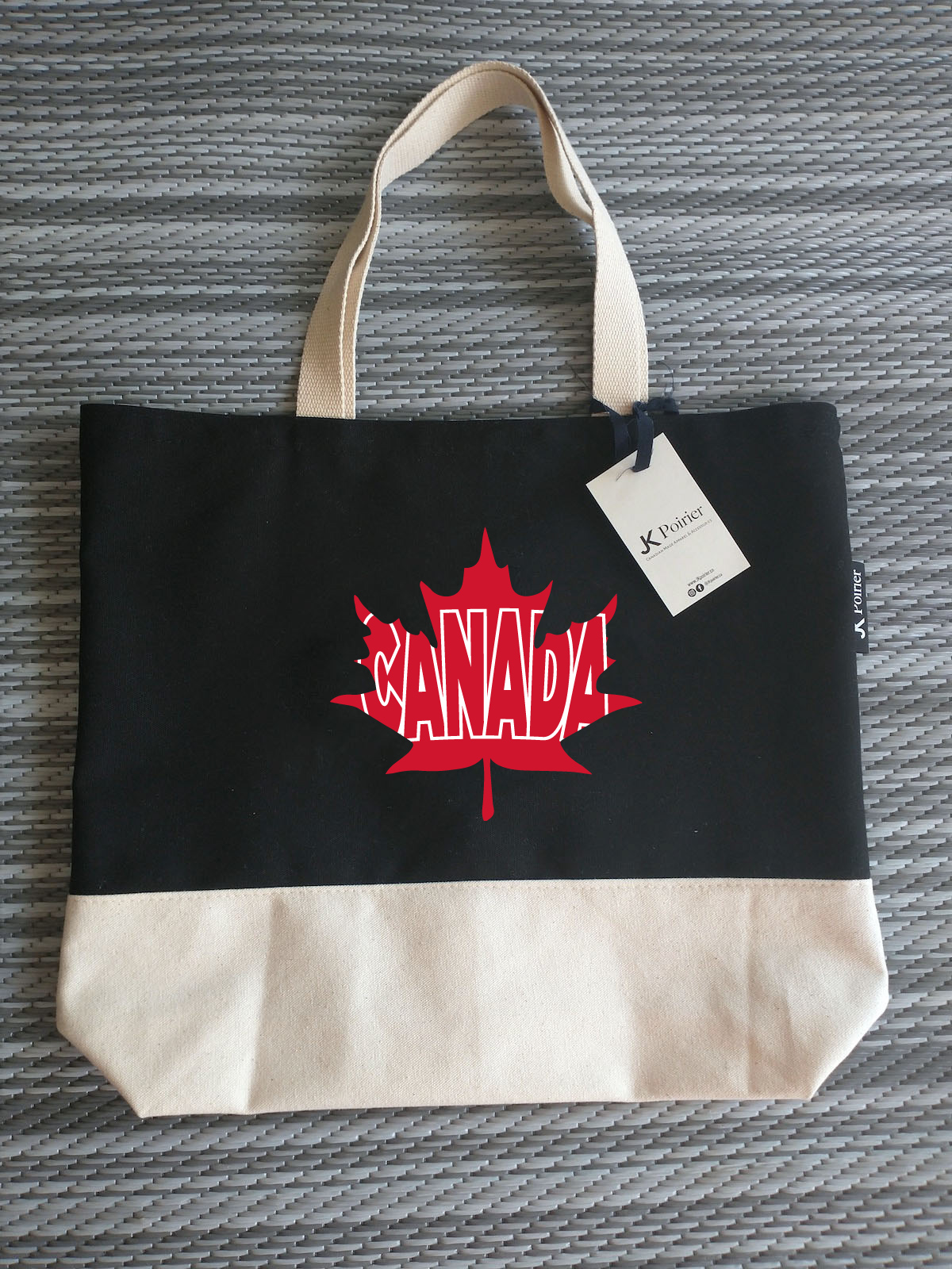 Reusable Cotton Canvas Canada Design Tote